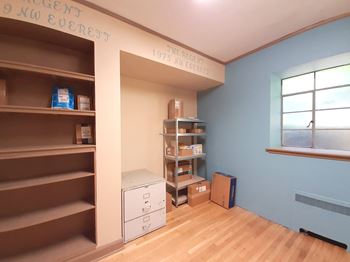 Controlled access package room